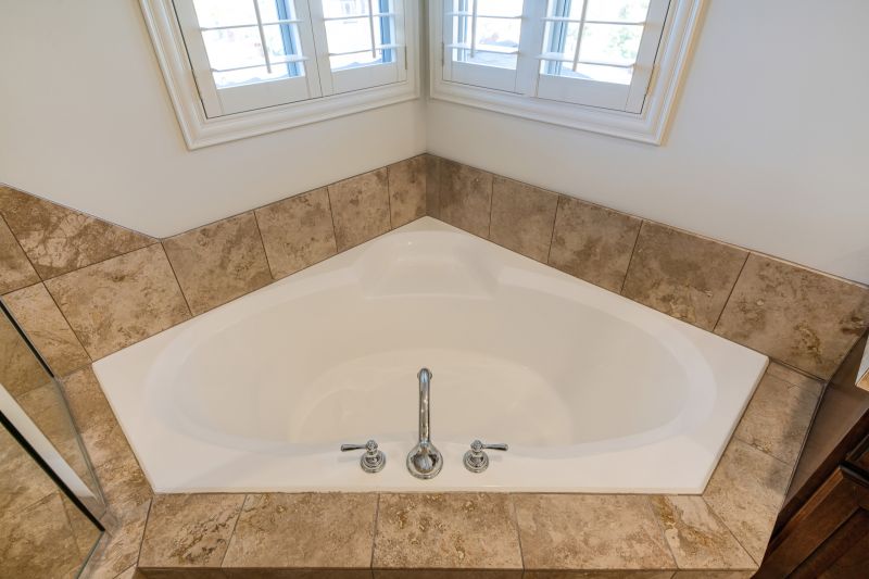 Spa-Style Corner Tub